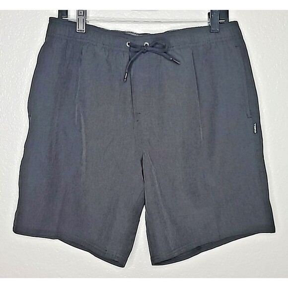 Oneill Hybrid Shorts Mens Size Large Stretch Pockets Quick Dry Swim Grey - Picture 1 of 11